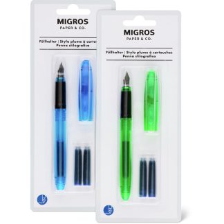 Migros Paper & Co. · Cartridge fountain pen · Blue