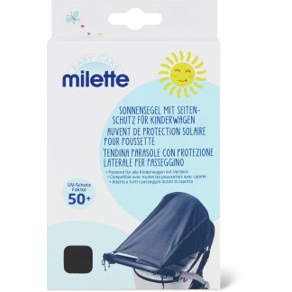 Milette Baby Care · Sun canopy for pushchairs
