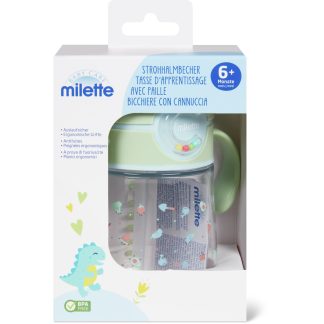 Milette Baby Care · Learning cup with straw · From 6 months