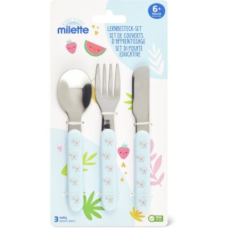 Milette Baby Care · Learning cutlery set for babies · From 6 months