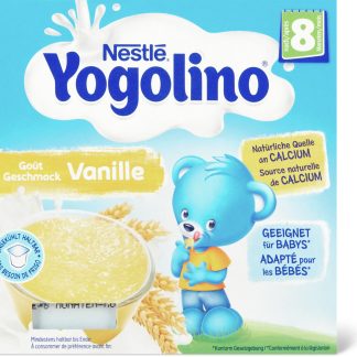 Nestlé Yogolino · Milk dessert with vanilla taste · From 6 months