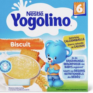 Nestlé Yogolino · Milk dessert Biscuit · From 6 months