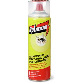 Optimum · Wasp spray · against wasps an