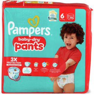 Pampers Baby Dry · Pannolini Pants · size 6, 13-19kg