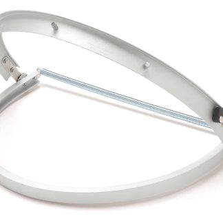 PYRAMEX Aluminum Full Brim Adapter Safety Helmet, PK of 12