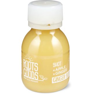 Roots & Goods · Shot Ginger Bliss · Raw cold pressed