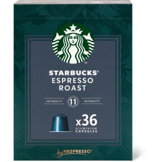 Starbucks By Nespresso® · Aluminum coffee capsules · Espresso : Roast