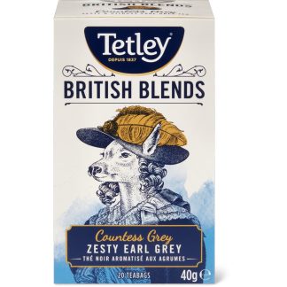 Tetley British Blends · black tea · earl grey citrus