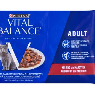 Vital Balance Adult · sliced in sauce · Beef & carrots