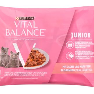 Vital Balance Junior · sliced in sauce · Salmon & carrots