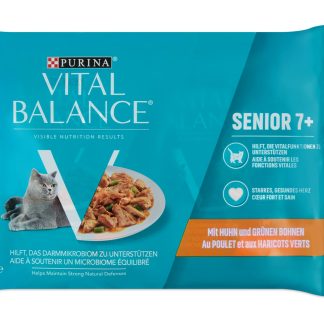 Vital Balance Senior · sliced in sauce · Chicken & green beans