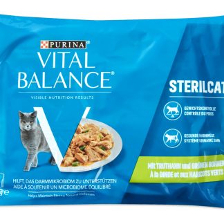 Vital Balance Sterilcat · sliced in sauce · Turkey & green beans