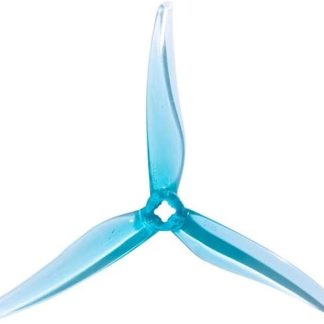Комплект из 8 пар 3-лопастных пропеллеров ABZEKH для дрона Gemfan SL 5125 5,1 дюйма с отверстием 1,5 мм/2,0 мм для бесколлекторного двигателя FPV, для гоночного FPV-дрона (цвет: 8 пар, прозрачно-голубой, 1,5 мм).