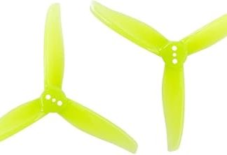 Аксессуары для игрушечного дрона Gemfan 3016: пропеллеры 6 пар / 12 пар, 1,5 м, отверстие 2 мм, 3 дюйма, 3-лопастные, вращающиеся по часовой стрелке, мини-пропеллеры для 3-дюймового гоночного FPV дрона (6 пар, 1,5 мм, желтые).