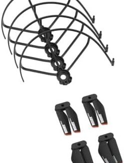 Комплект из 4 запасных пропеллеров и 4 защитных кожухов для пропеллеров AVIALOGIC для дрона Q10.