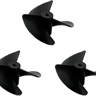 10 шт. гребных винтов для радиоуправляемой лодки, 2x40 мм, 3-лопастные нейлоновые винты для радиоуправляемых лодок, кораблей, моделей и игрушек.