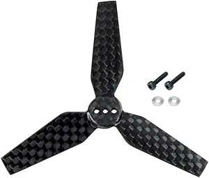 Пропеллер MICROHELI из углеродного волокна, 3 лопасти, хвостовая лопасть 65 мм - технология инфузии лопастей 180°.