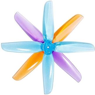 Запчасти и аксессуары 4 пары (8 шт.) HQ T65R 65 мм 2-лопастные пропеллеры с отверстием 1,5 мм для FPV-дрона с двигателем 1104 TurboBee FPV RC Drone Toothpick - (Цвет: 4 пары синие)