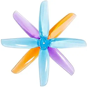 Запчасти и аксессуары 4 пары (8 шт.) HQ T65R 65 мм 2-лопастные пропеллеры с отверстием 1,5 мм для FPV-дрона с двигателем 1104 TurboBee FPV RC Drone (цвет: 4 пары оранжевые)