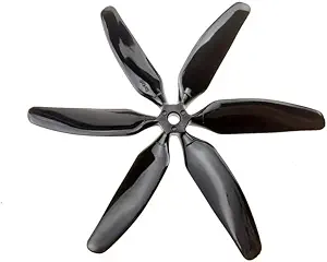 10 шт. 504060 5x4x6 6-лопастные одноцветные пропеллеры, вращающиеся по часовой стрелке и против часовой стрелки, 5 дюймов, совместимые с рамой для квадрокоптеров, гоночных радиоуправляемых дронов (5 пар)