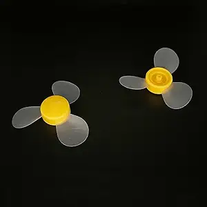 10 шт. моторных пропеллеров, 3-лопастные, 72 мм, в форме вентилятора, мягкие пропеллеры для самостоятельной сборки модельного вентилятора, запасные части.