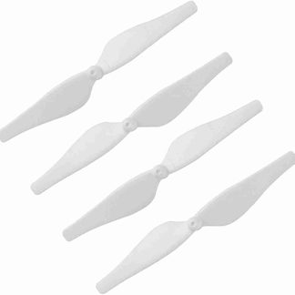 Комплект из 4 пар лопастей пропеллеров, легкий комплект сменных пропеллеров из углеродного волокна для дрона Tello (белый).