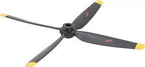 Пропеллер для радиоуправляемого самолета XK, пластиковая сменная лопасть, легко устанавливается, черный.