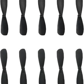 10 мини-пропеллеров 46 мм, 2-лопастные, нейлоновые, положительные и отрицательные, для радиоуправляемых самолетов, вертолетов, моделей и игрушек.