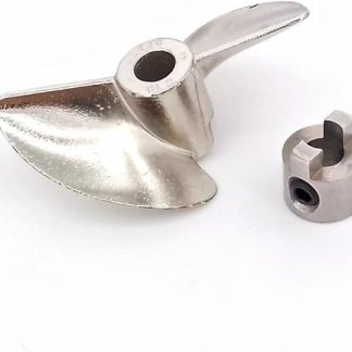 Гребной винт для радиоуправляемой лодки, вал 40 мм, диаметр 5 мм, P1.4, металлический, для скоростной радиоуправляемой лодки, яхты, V-образного овального гидроплана.