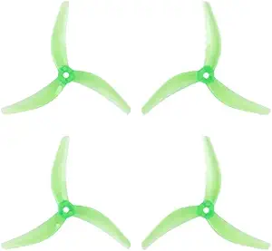 10 пар (10 по часовой стрелке + 10 против часовой стрелки) пропеллеров Azure Power Johnny Freestyle 4838 с тремя лопастями (случайный цвет) для радиоуправляемых FPV-дронов 5 дюймов.
