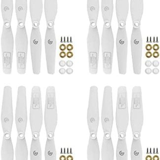 16 белых пропеллеров для дронов SJRC S20W S30W T18 H301S T25 HS110D HS110G HS120D с дистанционным управлением. Запасные части для лопастей.