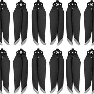 (12 шт.) Малошумные лопасти пропеллеров для Mavic Air 2 / Air 2s, запасные пропеллеры для дрона DJI Mavic Air 2 / Air 2s, быстросъемные лопасти (серебристые)