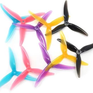 10 пар 3-лопастных пропеллеров Gemfan Hurricane 51477, 5,1 дюйма, с отверстием 5 мм, для двигателя 2206-2407, для гоночного FPV-дрона.