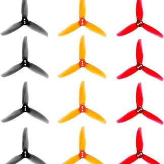 12 шт. трехлопастных пропеллеров Gemfan Hurricane 3020 из поликарбоната с 3 отверстиями, диаметр 1,5 мм, для радиоуправляемых FPV-дронов, гонок, фристайла, 3 дюйма, типа зубочистка для Cinewhoop.