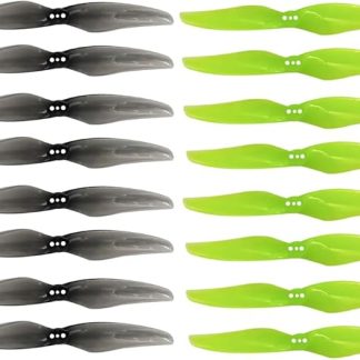 16 шт. пропеллеров Gemfan Hurricane 4024 1,5 мм 4x2,4 дюйма, 2 лопасти, 3 отверстия, вращение по часовой и против часовой стрелки, для дронов FPV с бесщеточным двигателем.