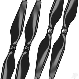 Комплект модернизированных пропеллеров Master Airscrew для Autel X-Star со встроенной гайкой — черные, 4 шт.