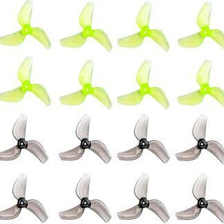 16 шт. пропеллеров Gemfan 31 мм, 3-лопастные, вал 1.0, 1219S, PC для FPV Tinywhoop Micro Drone 0702 29000KV, детали для самостоятельной сборки.