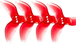 Универсальные 3-лопастные пропеллеры Krixis EMAX AVAN Blur 2 дюйма, 2CW и 2CCW, для радиоуправляемых FPV-дронов, фристайл-дронов, гоночных дронов D1Y - (Цвет: 4 шт., 2 дюйма, красный)