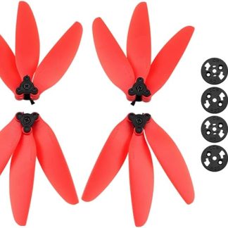 Трехлопастные пропеллеры BTG с быстросъемным креплением, совместимые с дронами DJI Mavic Mini/Mini 2 / Mini 4K (красные).