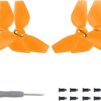 (4 шт.) Сменные пропеллеры Neo для дрона DJI Neo (оранжевые)