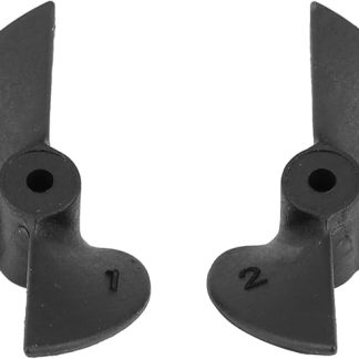 2-лопастные пластиковые винты для радиоуправляемых лодок, валы диаметром 2 мм, вращение по часовой и против часовой стрелки.