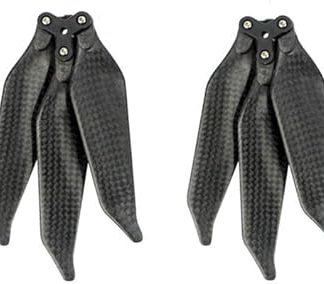 Складной малошумный пропеллер QWinOut 8331F из цельного углеродного волокна, 2/3 лопасти, 8331 CW/CCW, совместим с аксессуарами для дронов DJI Mavic Pro и Platinum (2 пары, 3 лопасти).