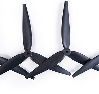 10-дюймовые пропеллеры из стекловолокна и нейлона, 3-лопастные, для FPV-дронов Cinelifter, черные (4 шт. - 2 по часовой стрелке, 2 против часовой стрелки)