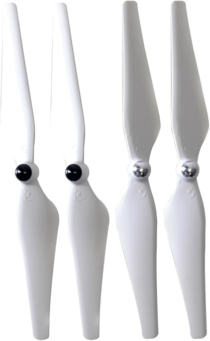 Самозатягивающиеся пропеллеры SSE 9450 для квадрокоптеров DJI Phantom 3 Professional, Advanced, Standard, а также Phantom 2 и Phantom 1 (белые)