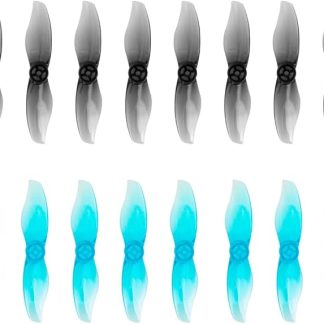 Пропеллеры Gemfan Hurricane 2015, 2 лопасти, PC, 1,5 мм, для радиоуправляемых FPV-дронов, фристайла, 2 дюйма, детали для самостоятельной сборки (16 шт., 8 по часовой стрелке, 8 против часовой стрелки).