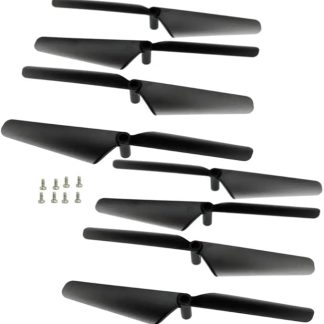 Запасные пропеллеры для X708 X708W X709 X709P, совместимые с аксессуарами для радиоуправляемых квадрокоптеров (черные, 8 шт.)