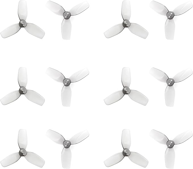 6 пар 3-лопастных пропеллеров HQProp 63 мм DT63MMX3 2,5 дюйма для дронов, FPV-гоночных квадрокоптеров.