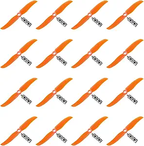 Пропеллеры MECCANIXITY 5030 5x3, 2-лопастные, для самолетов с неподвижным крылом, оранжевые, сменные, с переходными кольцами, комплект из 16 штук.