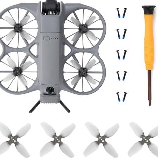 Четырехлопастные пропеллеры для DJI NEO 2, сменные лопасти для дрона, малошумные крылья, запасные пропеллеры для дрона DJI NEO 2, аксессуары с отверткой и винтами.