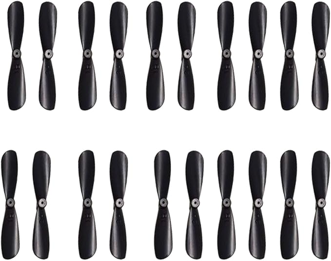 Миниатюрный пропеллер для квадрокоптера, пропеллер для радиоуправляемого летательного аппарата, миниатюрный пропеллер, подходящий для малых и средних беспилотных летательных аппаратов, 20 пропеллеров, 35, 37, 42, 46 мм и т. д. (46 мм/1,8 дюйма)